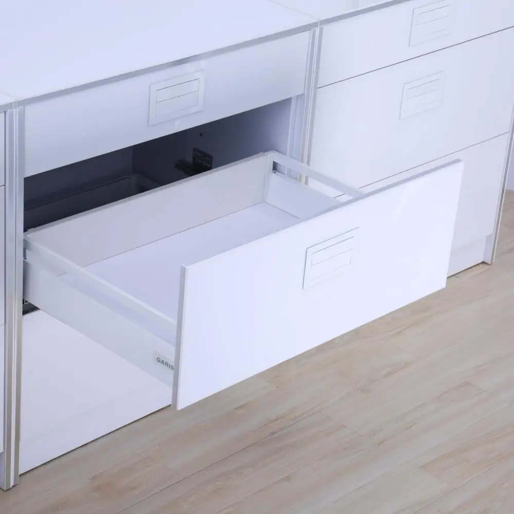 full extension double wall soft close drawer