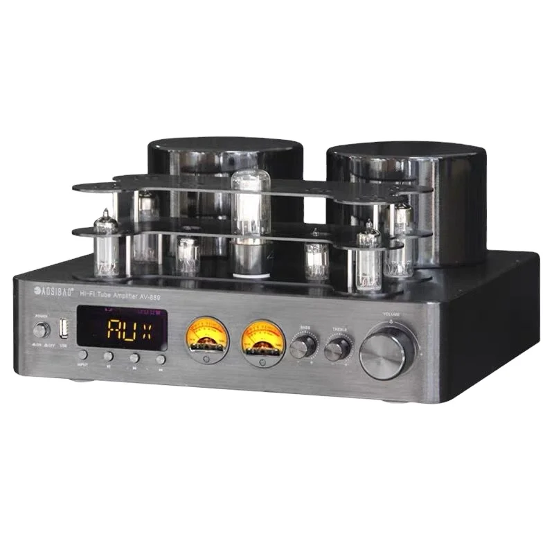 220V 200W*2 HiFi ワイヤレスブルートゥース真空管アンプ スピーカー