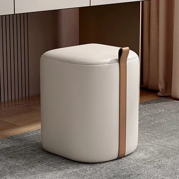 Bedroom Rotating Makeup Stool Bedroom Leather Dressing Stool Furniture Modern Design