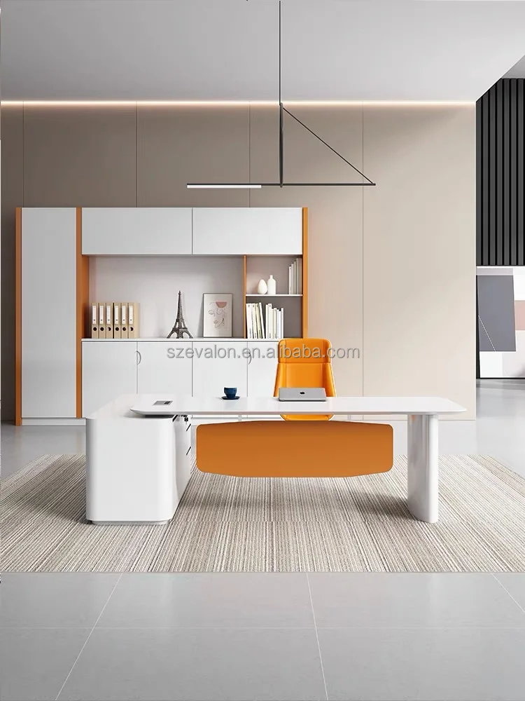 Luxury Executive Director Ceo Office Desks Wooden Modern Boss Desk