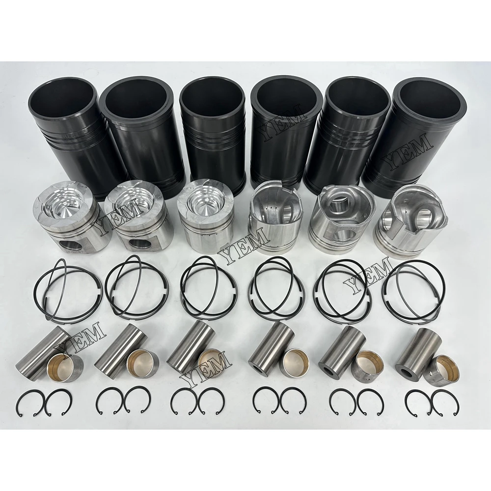 For Komatsu 6D125 Cylinder Liner Kit Engine Repair Kit 3