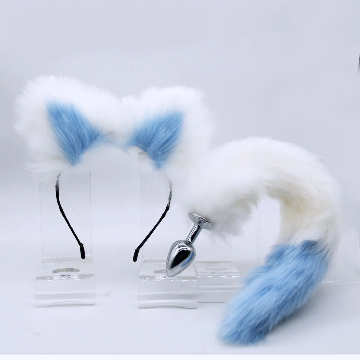 Wholesale Exotic Flirt Cosplay Sex Toys Fox Tail Anal Plug with  Cat-Ear,Metal Expand Butt Plugs for Women Massager SM Sexy Game From  m.