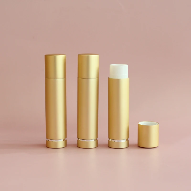 Aluminum Packaging Tubes Cosmetic Round Empty Tube Container Custom Lip Balm Tube
