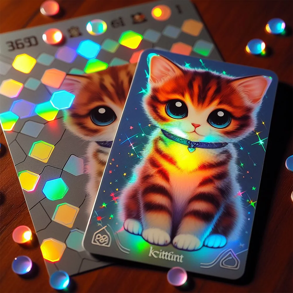 Free Design Custom Trading Cards Holographic Rainbow Foil Pokemoned Card Games Booster Packs Printed Paper Usage for Playing