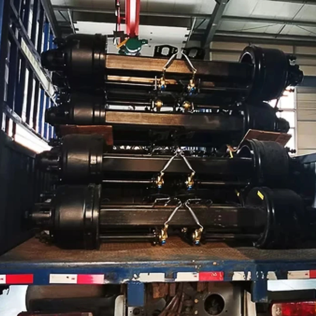 German Type Bpw Trailer Type 14 Ton Axle For Semi Trailer Truck Trailer