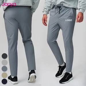 Janya New Style Men Track Pants Lightweight Training Straight Pant Breathable Outdoor Casual Sports Running Golf Jogger Trousers