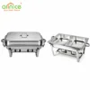 double-compartment food pan
