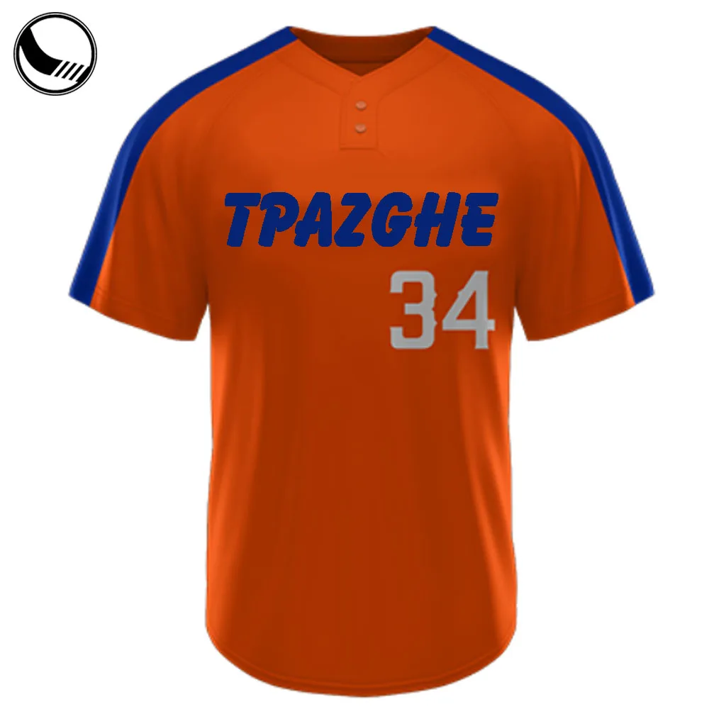 Plain Blank Sewing Pattern 2 Button Baseball Tee Jersey