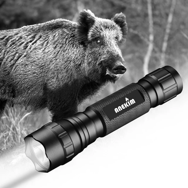ANEKIM FL11-IR-850nm VCSEL Zoom IR Flashlight 7W 810nm Long Range Adjustable Power Silent Night Vision Hunting Flashlight 940nm