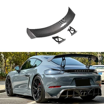 Jayspeed High Quality Carbon Spoiler Upgrade To GT4 Style For Porsche CAYMAN BOXSTER 718 981 982 987