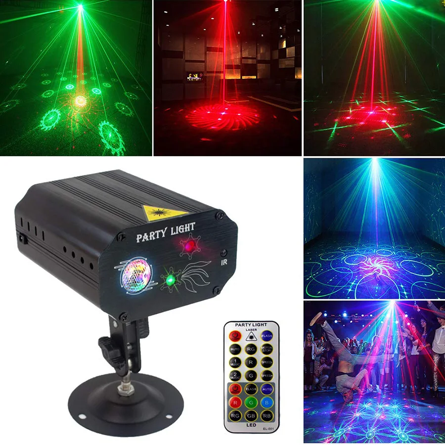 48Patterns LED Laser Laserlicht Projektor Party Stage Show Lighting Licht-Effekt 