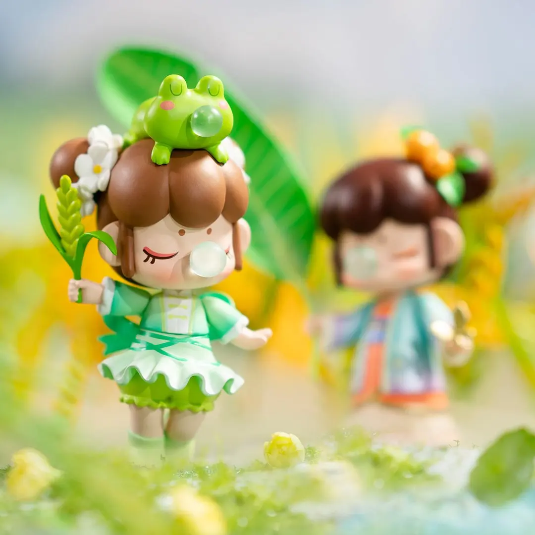 Robotime Rolife Character Model Toy Nanci 24 Solar Terms Surprise Action Figure Dolls Blind Box