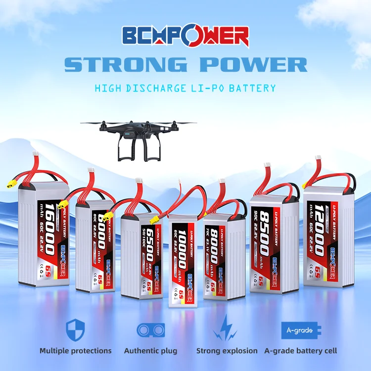 NEW Semi Solid State Battery Cell 6500mAh 22.2V 6S 50/100C Steady Power Supply for Professional Aerial Work
