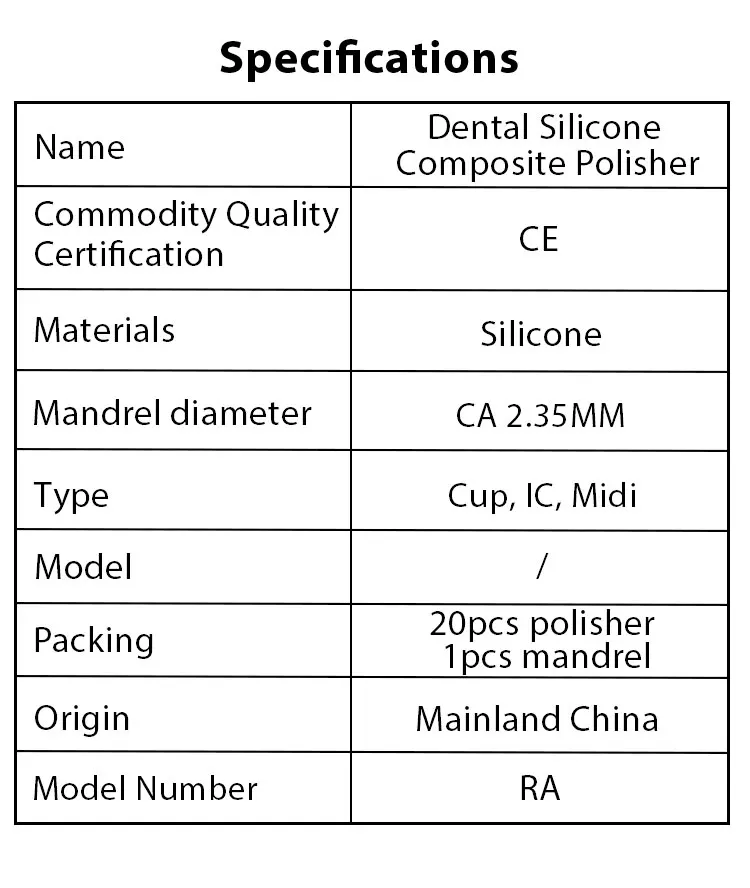 Resine Pu Dental Composite Finishing Polishing Cup Mendrel - Foto 2