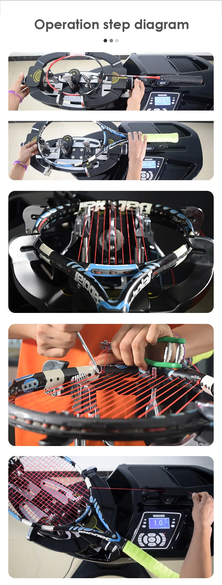 Attractive Badminton Digital Stringing Machine Manual For String Racket