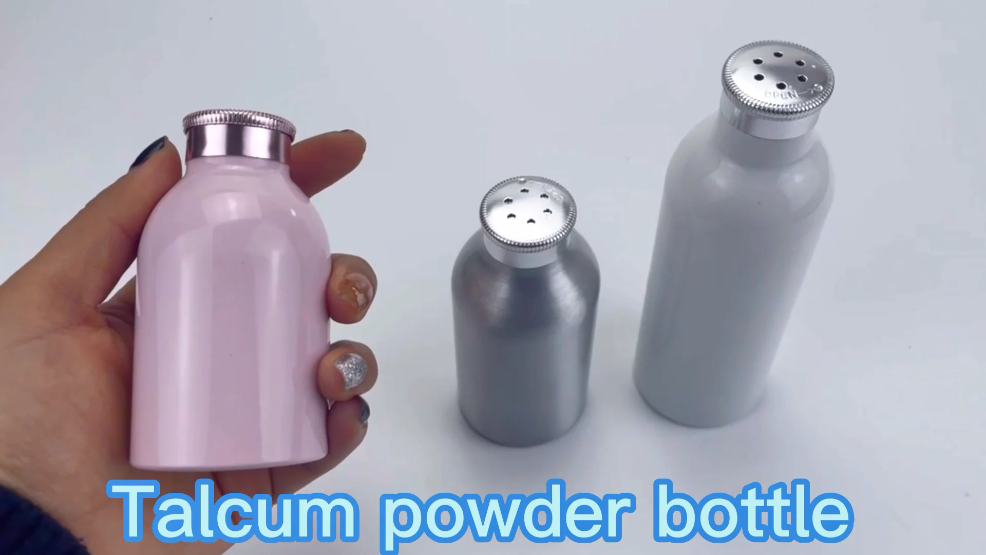 30g 80g 200g Twist Top Sifter Caps Baby Talc Loose Powder Bottle Dry