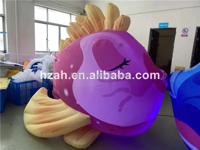 Big Inflatable Fish Giant Inflatable Kiss Fish Model Inflatable Fish for Advertising Marine ...