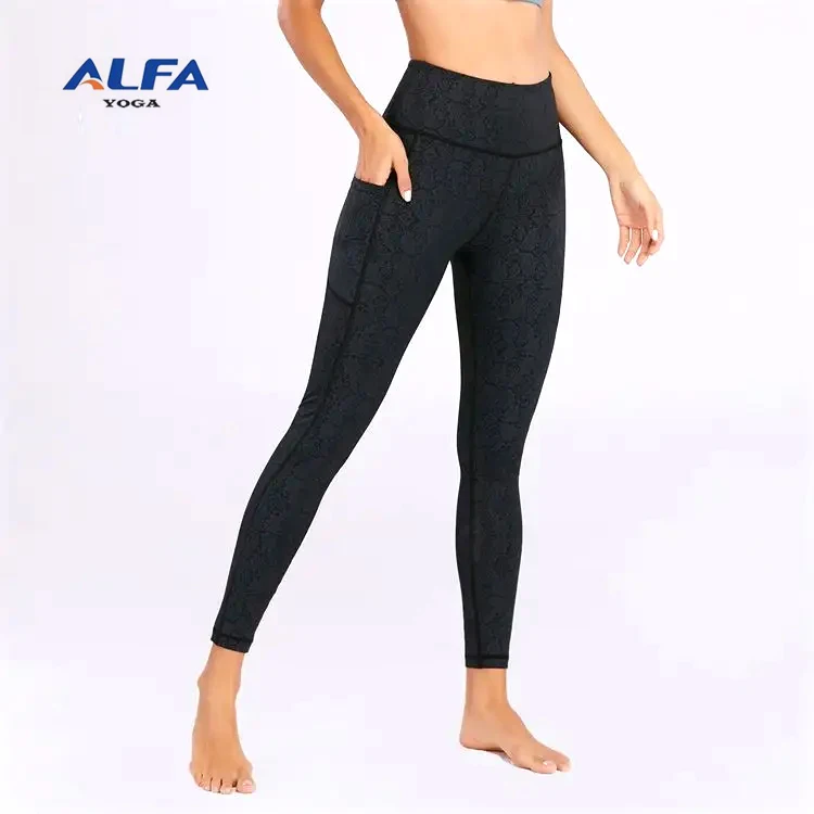 Alfa High-end Black Butt Lift Yoga Leggings With Pockets Workout Running Textured  Tights Quick Dry Sports Pants Custom - Buy Workout Running Textured Tights,High-end  Black Butt Lift Yoga Leggings With Pockets,Good Quality