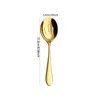 Golden Slotted Serving Spoon