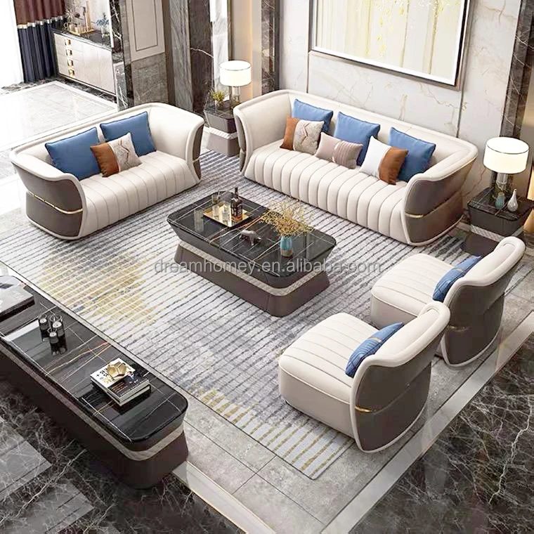 Modern Luxury Highend Style New Design Interior Sofa Set For Living