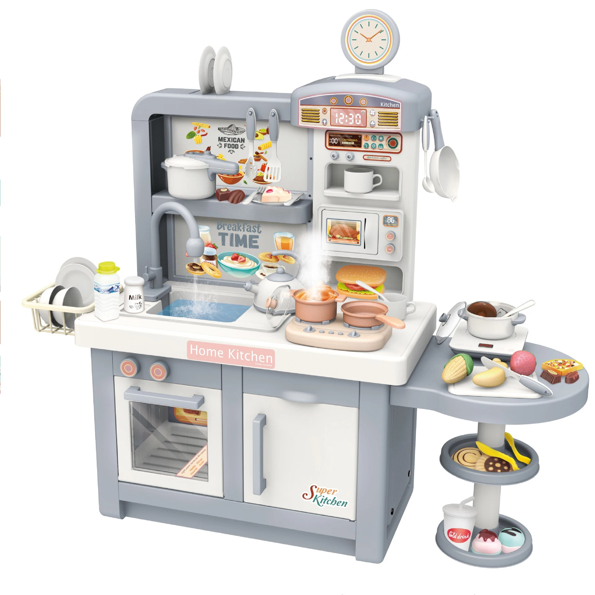 Лидер продаж, Роскошная детская игрушка для кухни дома, кухонная посуда для девочек, посуда, детский кухонный набор, игрушка для ролевых игр