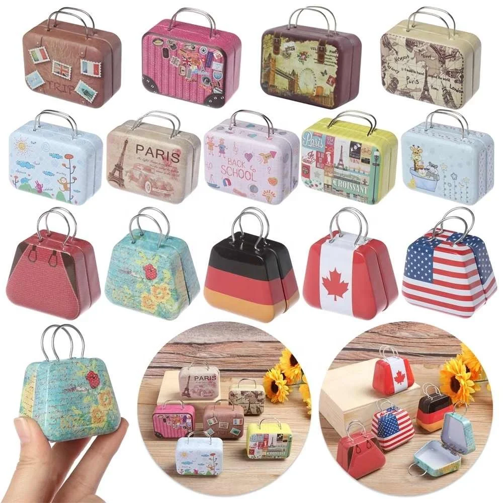 1/6 Travel Luggage Miniature Case Bag Trunk Mini Suitcase Dolls Accessories  USA