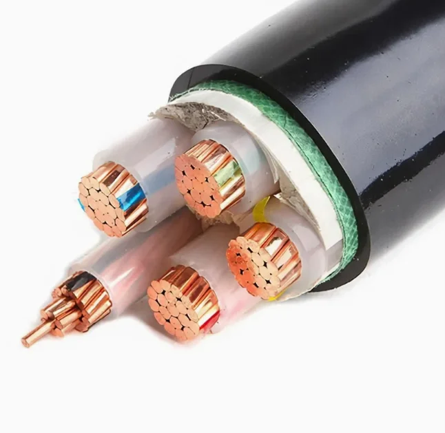 ZC-YJV 0.6/1KV 4*240+1*120mm2 copper conductor XLPE insulation PVC sheath low voltage power cable for power transmission