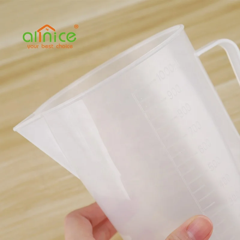 100ml 5000ml Plastic Kitchen Measuring Cup Transparent Plastic Measuring Beaker Cup