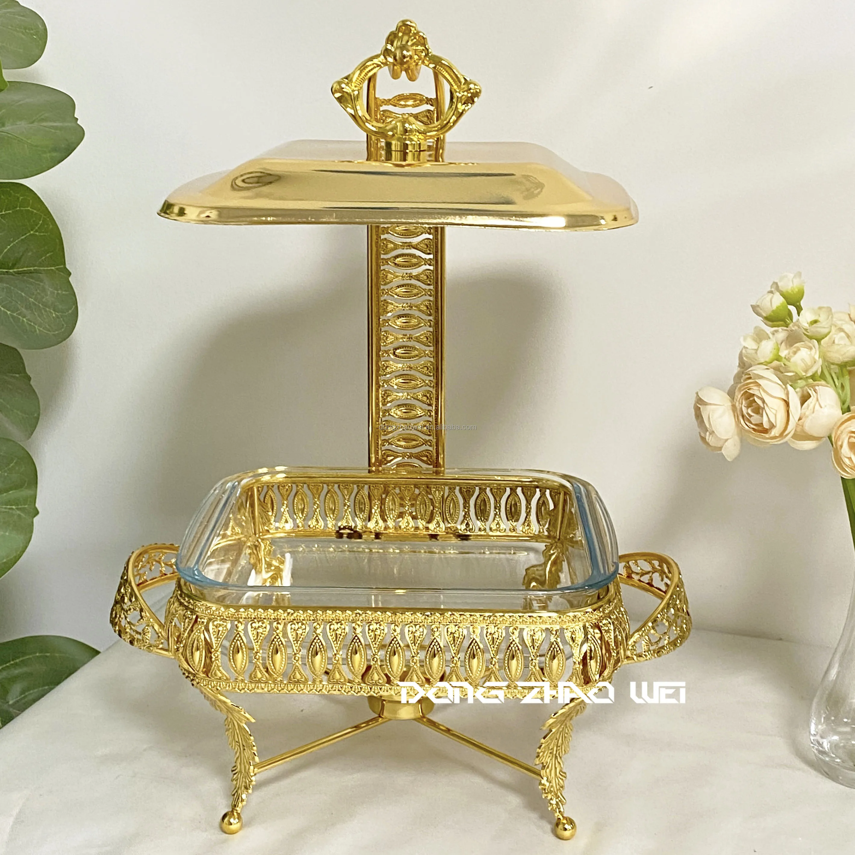Factory Luxury Chafing Dish Buffet Set Dome Chafing Buffet Dishes Set Stainless Steel Chafing Dish Set Food Warmer