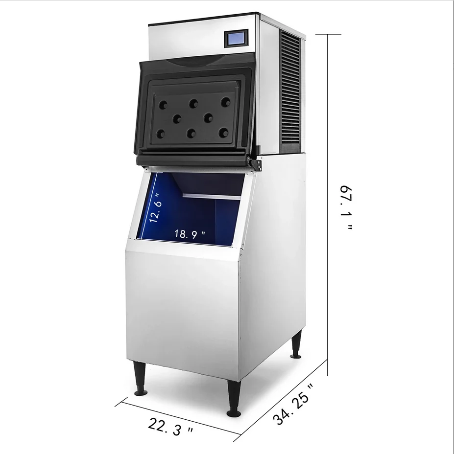 350 Lbs /24h Commercial Ice Maker Ice Cube Machine ice maker machine