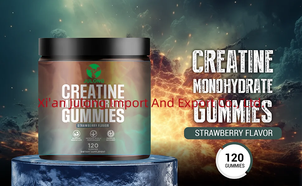 Antimelting Formula Creatine Gummies Muscle Energy Boost Preworkout