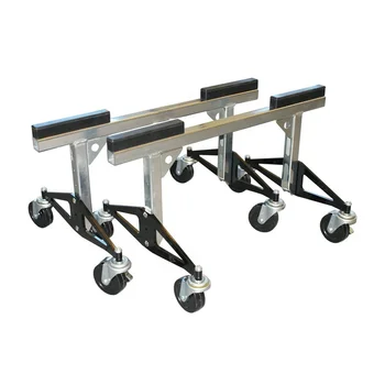 Rolling Chassis Stand Adjustable Fit With Heavy Duty Castor/Car Cart, For Sprint Cars, Midgets