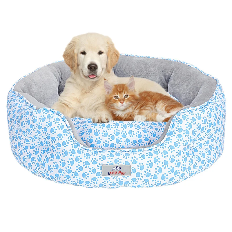 Luxury pink washable waterproof cooling dog beds