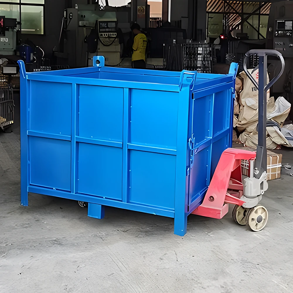 Industrial Heavy-duty Self-dumping Hopper Storage Shelter Mobile Skip ...