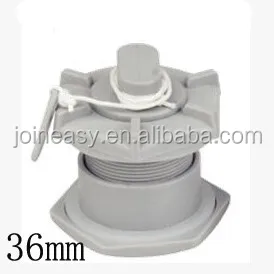Boat Air Valve Drain Valve with Rope Lightweight Durable Easy to Operate Valves for Inflatable Boats Fishing Boat Kayak