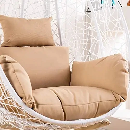 Patio Furniture Double Seat Egg Swing Chair outdoor rattan hanging egg chair