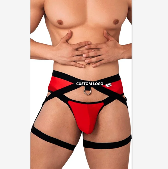 PATON FACTORY CUSTOM Low Rise and Lean Cut on the Sides Sexy Garter Straps   Jock Straps Gay Men Jock Straps  Homme