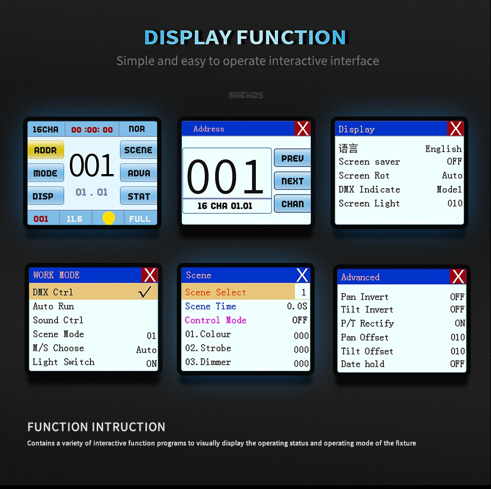 Moving head light illuminazione professionale da scena beam 230w_voghion.com