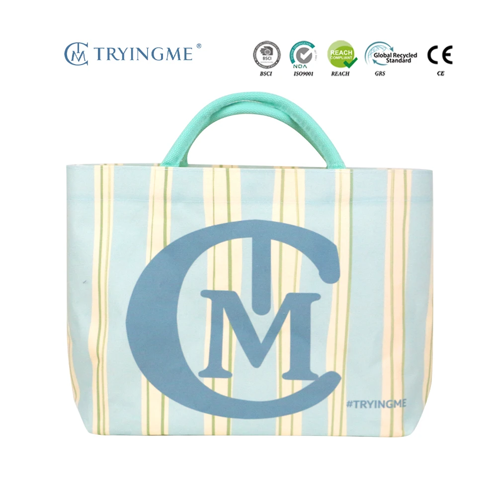 Premium Stylish & Eco-Friendly Folding Cartoon Reusable Cotton Shopping Bags Customised Perfect Gift for Men & Women