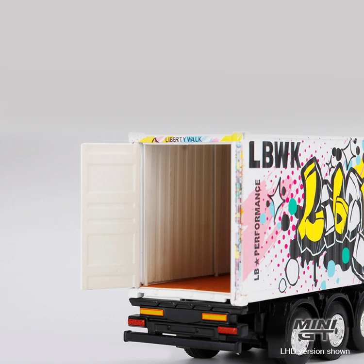 MINIGT 1/64 Benzactros LBWK Diecast Toy Truck Model for Collectors