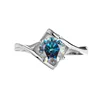 Blue Moissanite