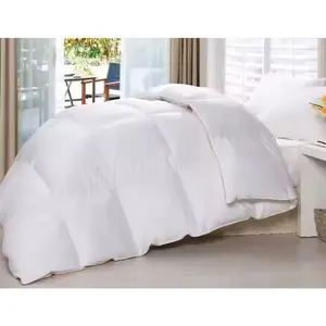 Hotel Luxury Handmade Air Permeable Windproof Goose High Quality Down Feather Quilt Down Duvet Soft and Fluffy