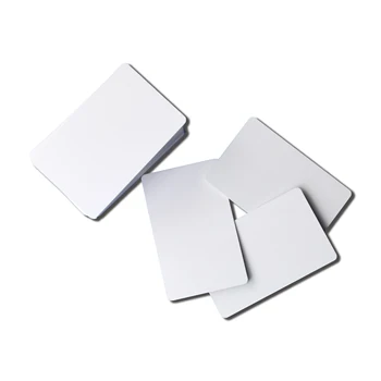 Factory Custom  PVC White Blank Cards Plastic Card Printing