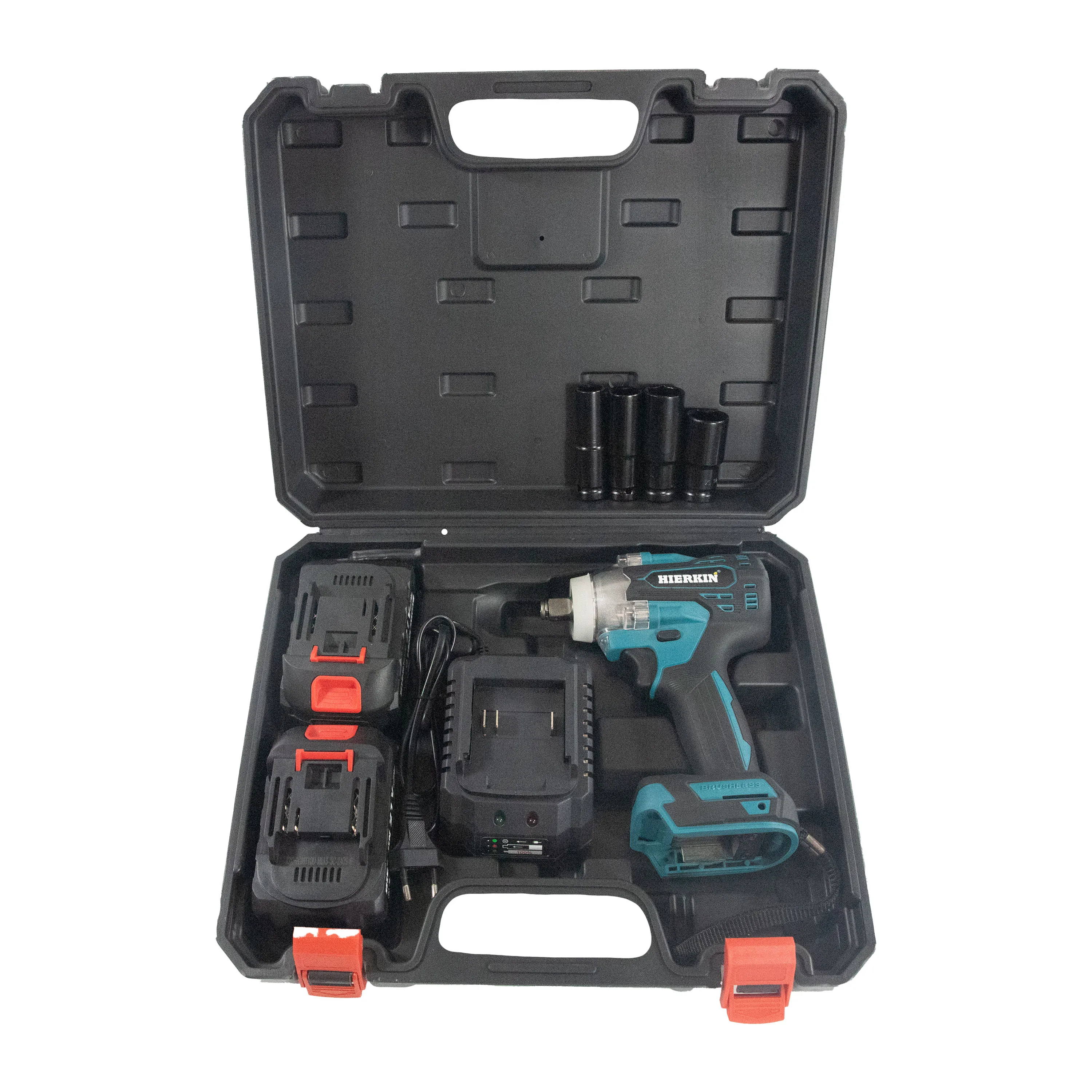 HIERKIN Hot Selling Machines and Tools Herramientas Automotriz Caja De Power Socket Wrenches Impact Wrench