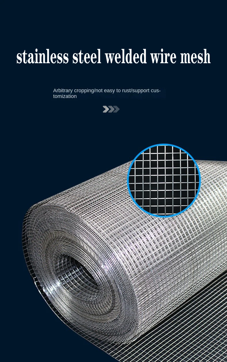 Factory 1/4 Inch 1/2inch Wire Mesh Stainless Steel Welded Iron Wire Mesh/wire Mesh Welded