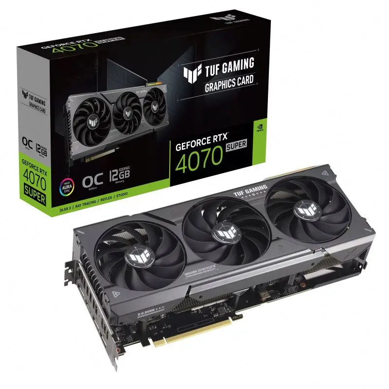 2024 New TUF Gaming RTX 4070 SUPER 12GB GDDR6X OC Gaming GPU