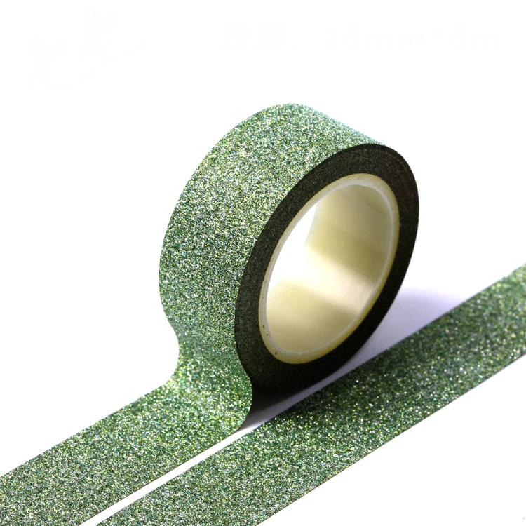 5M Glitter Washi Tape Wholesale Self Adhesive Sticky DIY Craft Decorative  Paper Stick H210464 From Etoceramics, $0.53