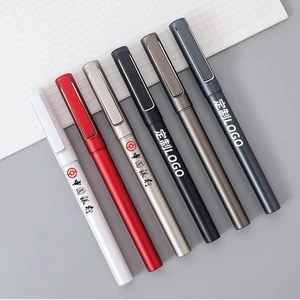 Company Gift Give Away Pen High Quality Customized Logo Imprint Plastic Gel Pen