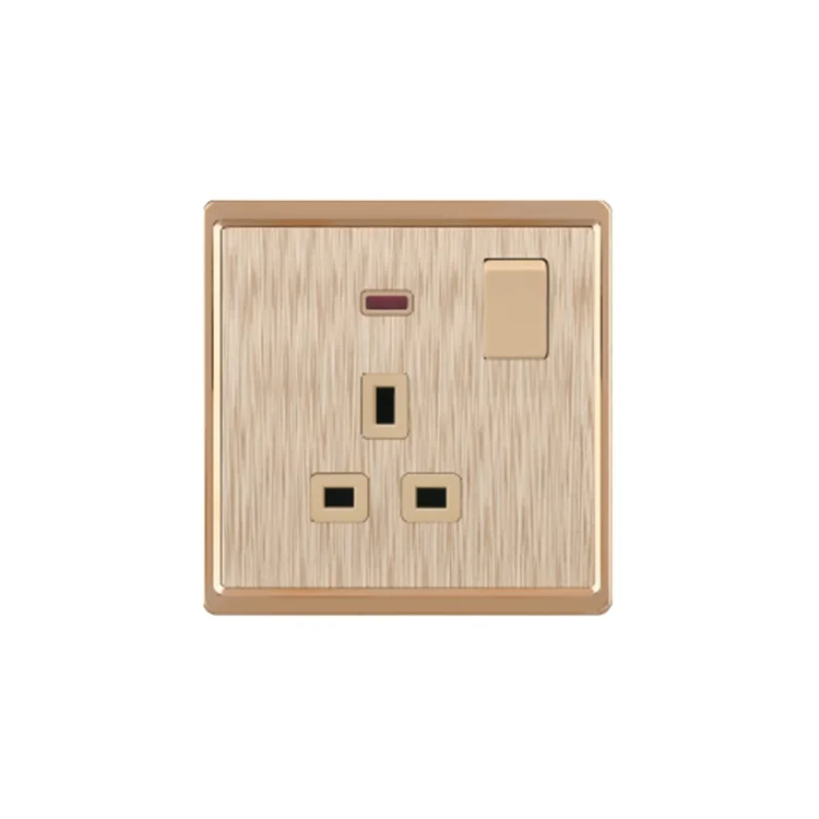 
 Высококачественная многофункциональная 3-контактная USB-розетка на 1 пост 16 А с неоновым и USB-портом  
