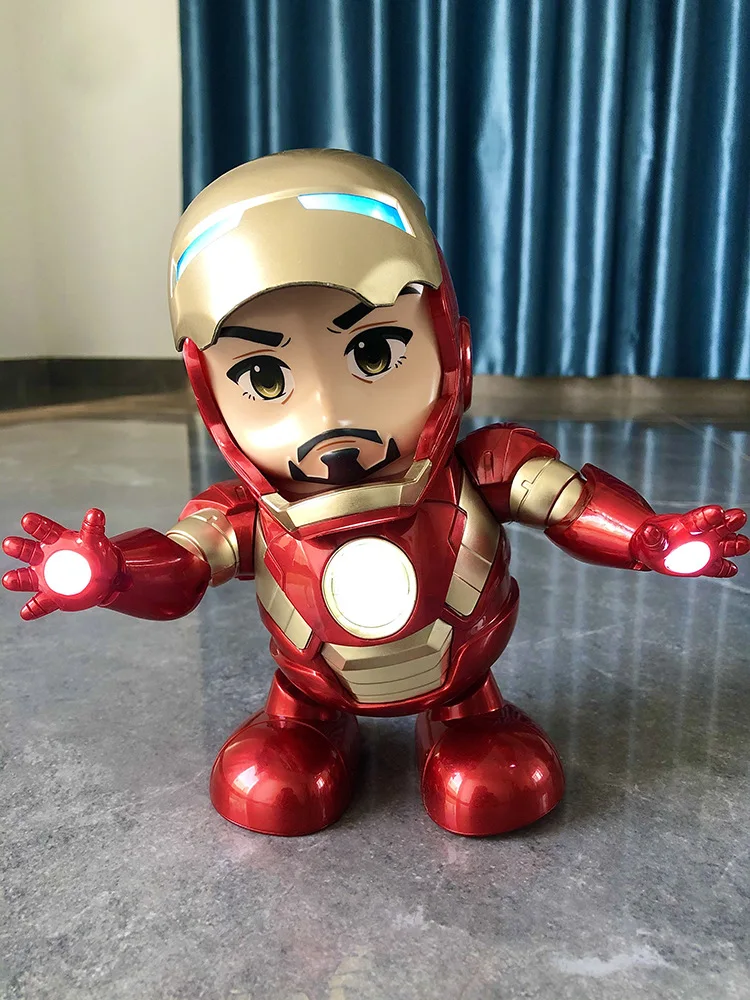 2022 Hot Sale Children's Toys Dancing Ironman Spiderman Music